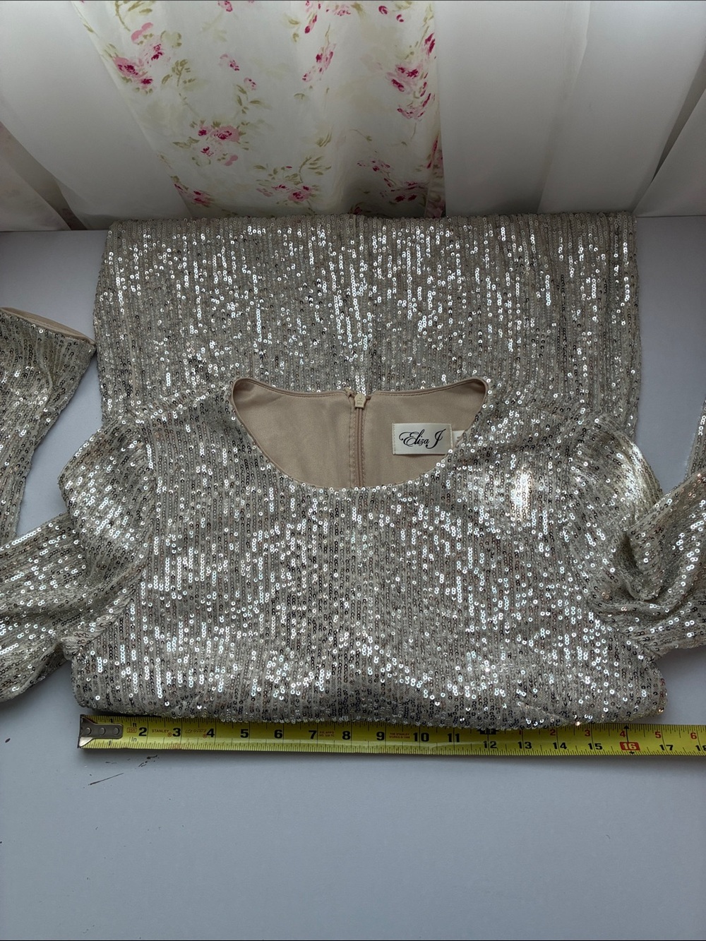 Eliza J Sequin Sheath Dress - Picture 12 of 12